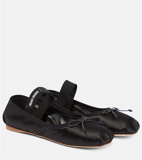 miu miu ballet flats heel|miu ballet shoes.